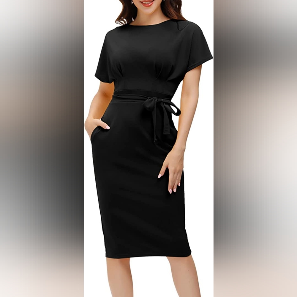 Jasambac Black Dress Size S NWT